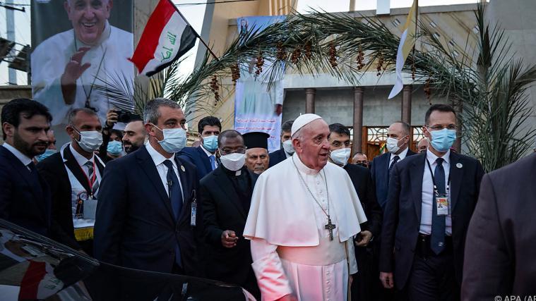 Historische Reise des Papstes in den Irak.