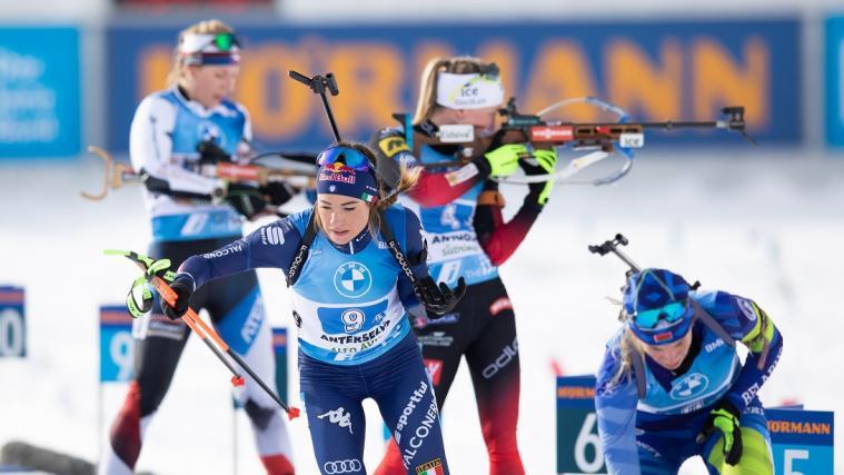 Los geht's im Massenstart von Östersund.