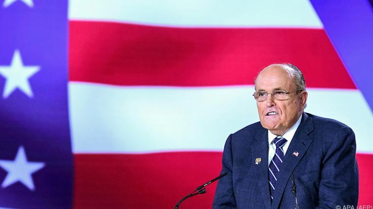 Trumps Anwalt Rudy Giuliani ist gleich zweifach für die „Goldene Himbeere“ nominiert.