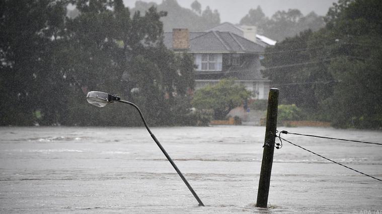 Verheerende Überschwemmungen an der Ostküste Australiens.