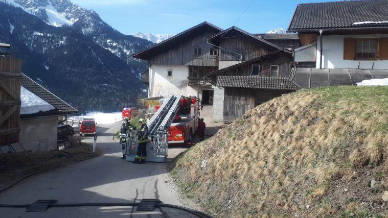 Der Kamin eines Hofes in Haselsberg hatte sich entzündet.