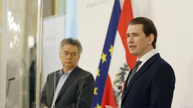 Der österreichische Bundeskanzler Sebastian Kurz kündigte Öffnungen Mitte Mai mit strengen Auflagen an.