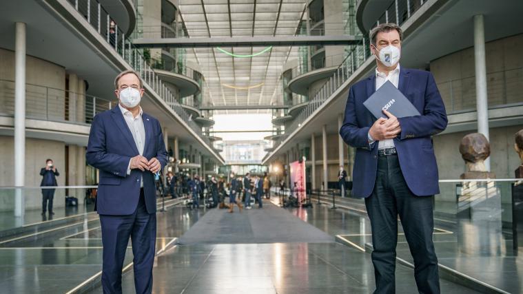Haben noch keine Einigung gefunden: Armin Laschet und Markus Söder (v.l.).