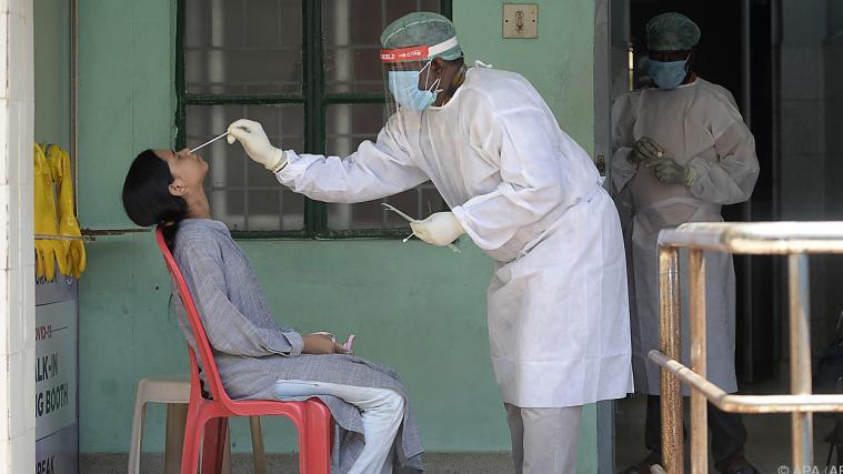 Indien weist mit mehr als 17,3 Millionen bestätigten Infektionen weltweit die zweitmeisten Ansteckungen nach den USA auf.