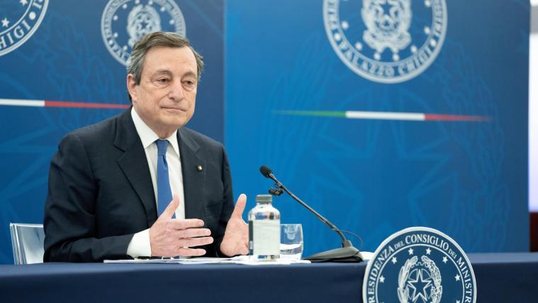 Italiens Ministerpräsident Mario Draghi.
