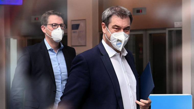 Markus Blume und Markus Söder (v.l.).
