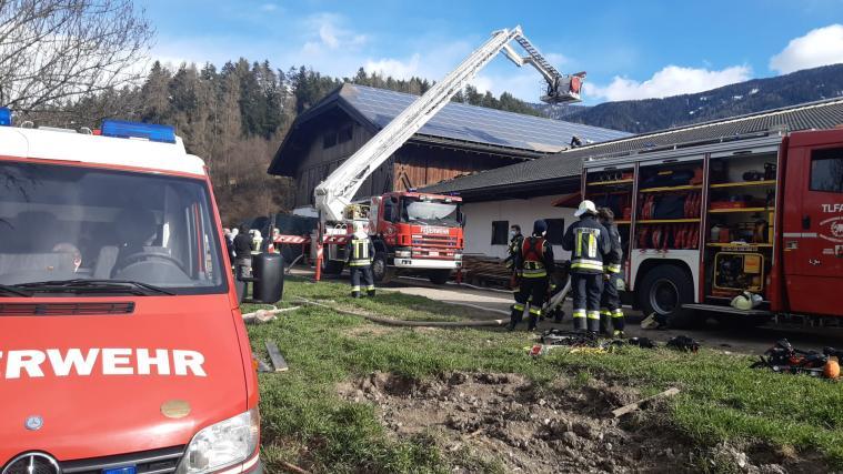 Mehrere Wehren standen im Einsatz.