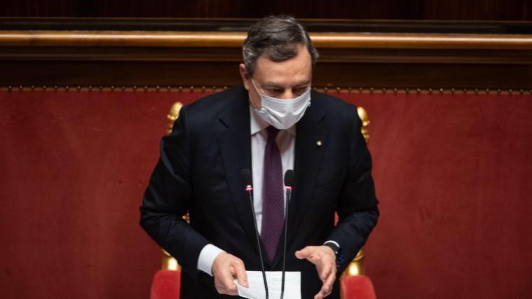 Ministerpräsident Mario Draghi will „das Italien von morgen bauen“.