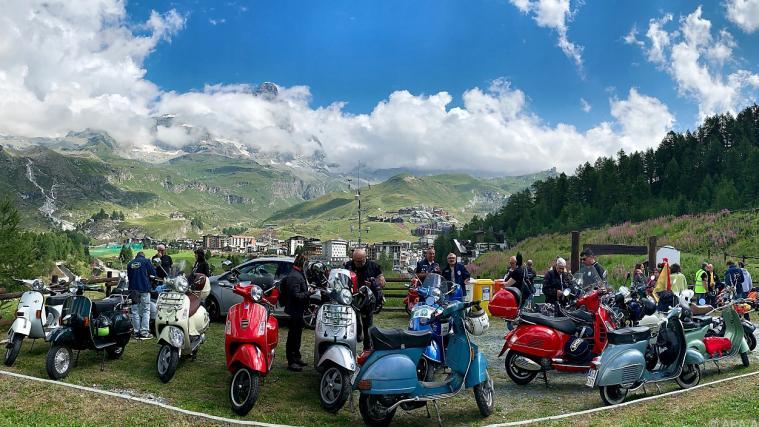 Vespa feiert Jubiläum.