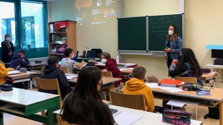 Berufsinformationskampagne in der Mittelschule Michael Pacher in Brixen.