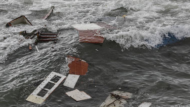 Das Boot wurde komplett zerstört.