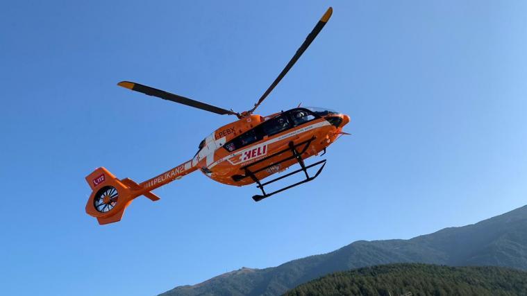 Der Notarzthubschrauber Pelikan 2 war im Einsatz. (Symbolbild)