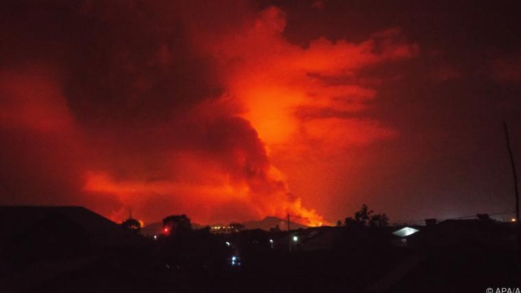 Der Nyiragongo ist erstmals seit knapp 20 Jahren wieder ausgebrochen.