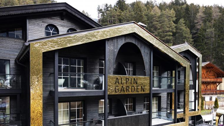 Die neue Fassade des Hotels Alpin Garden.