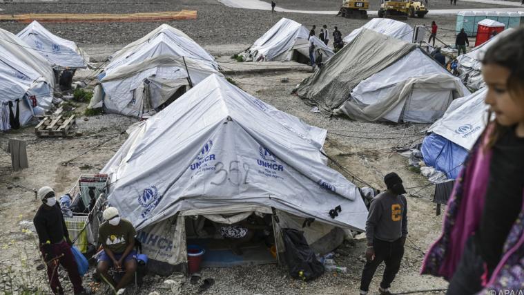 Die Zustände in Camp Kara Tepe 2 auf Lesbos sind weiterhin katastrophal.
