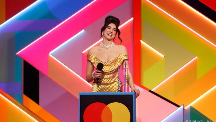 Dua Lipa erhielt den Brit Award als beste Solokünstlerin.