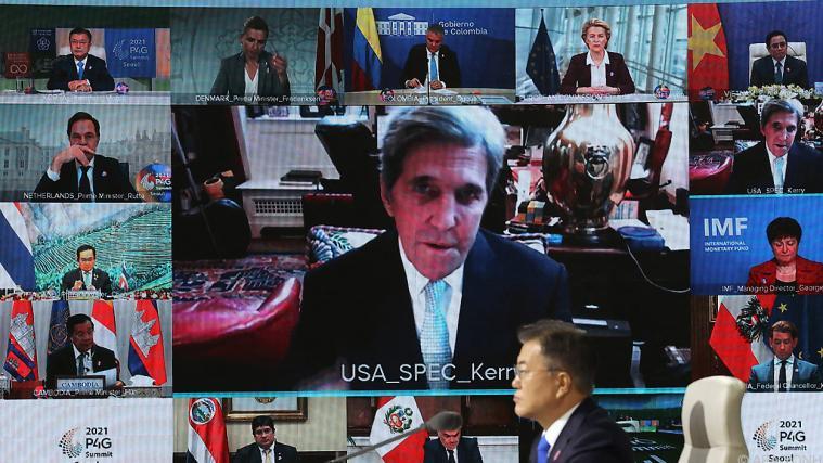 John Kerry sprach beim Klimagipfel.