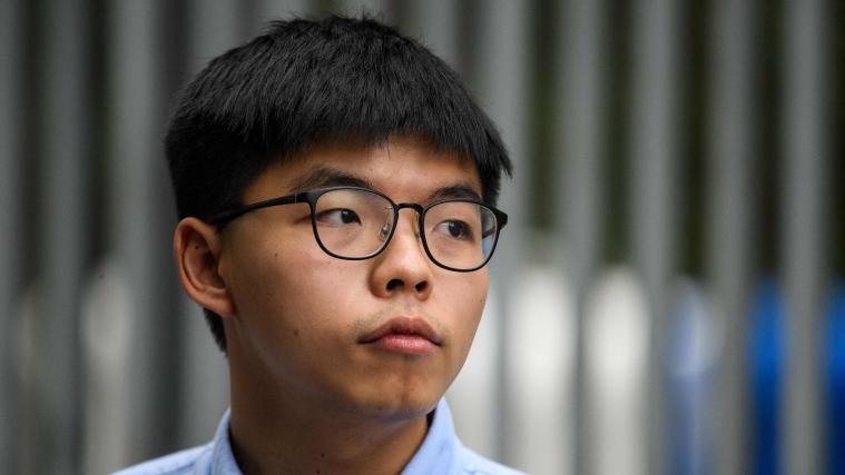 Joshua Wong, der als das „Gesicht der Demokratiebewegung“ in Hongkong gilt, sitzt gegenwärtig schon wegen seiner Rolle in anderen Protesten 2019 in Haft.
