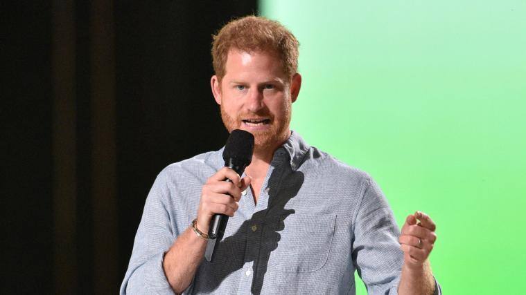 Prinz Harry trat den Berichten zufolge bei der Aufnahme des Konzerts „Vax Live“ in einem Stadion bei Los Angeles auf.