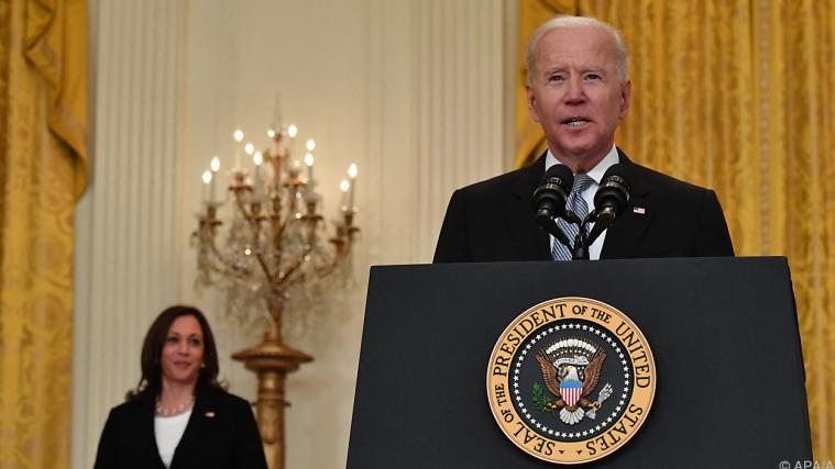 US-Präsident Joe Biden und Vize Kamala Harris.