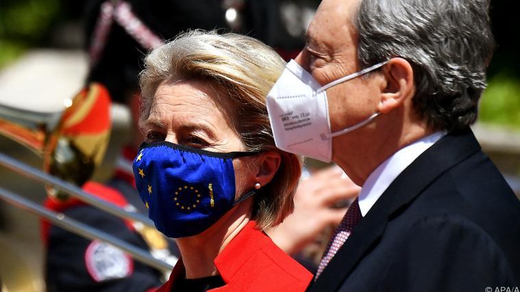 Von der Leyen in Rom zu Gast.