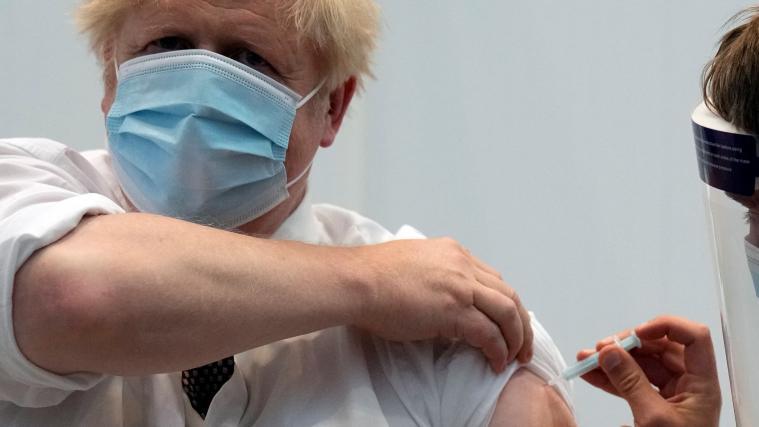Auch Großbritanniens Premier Boris Johnson ist bereits geimpft.