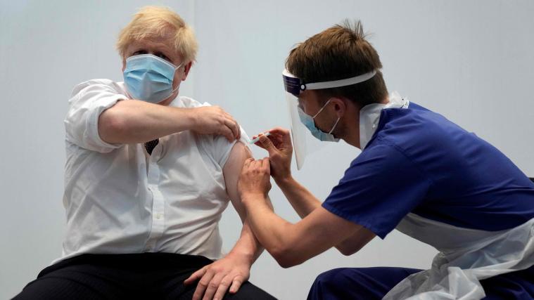 Auch Premier Boris Johnson ist mittlerweile geimpft.