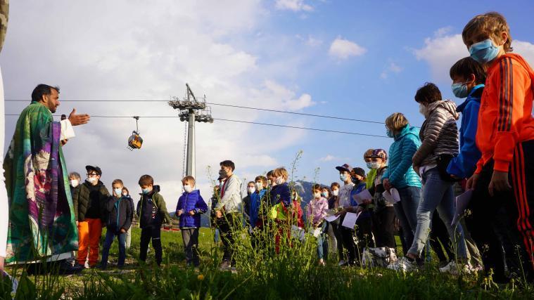 Der Mini-Open-Air-Gottesdienst der Jungschar findet jährlich am 1. Juni, abwechselnd in einem anderen Dekanat statt.