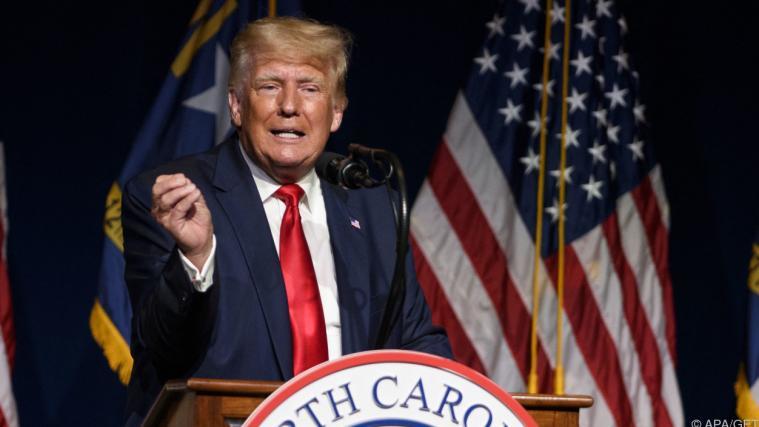 Donald Trump beim Parteitag der Republikaner in Greenville.