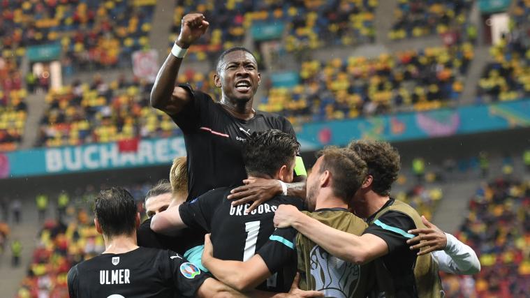 Geschafft: David Alaba und Österreich haben einen historischen Sieg errungen.