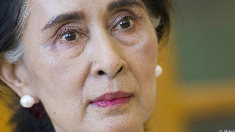 Myanmars entmachtete Regierungchefin Aung San Suu Kyi.