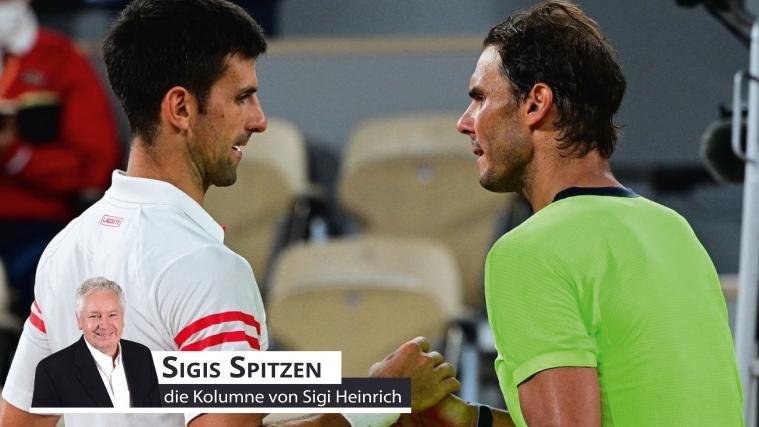 Rafael Nadal (rechts) musste sich in Paris Novak Djokovic geschlagen geben.
