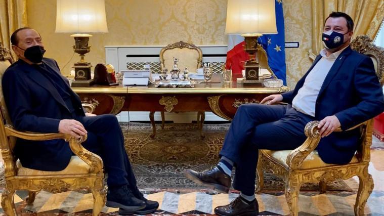 Sind sich einig: Silvio Berlusconi (links) und Matteo Salvini.