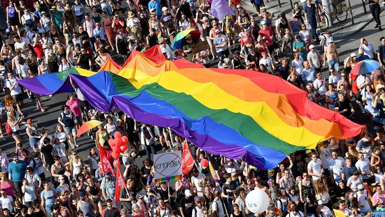 Tausende demonstrierten in Budapest gegen LGBT-Gesetz.
