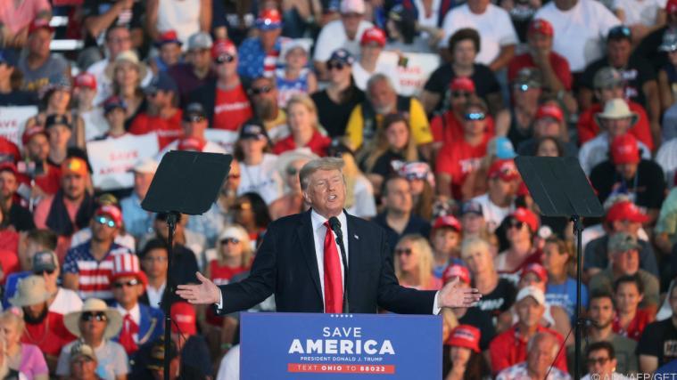 Trump wiederholte seinen Wahlbetrugsvorwurf.