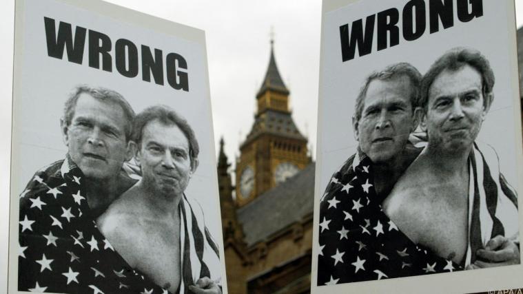 USA und UK Seite an Seite u.a. im Irak-Krieg.