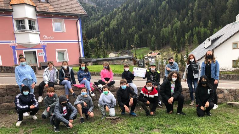 Zu den glücklichen Gewinnern zählen in diesem Jahr die Klasse 2D der Mittelschule St. Ulrich .