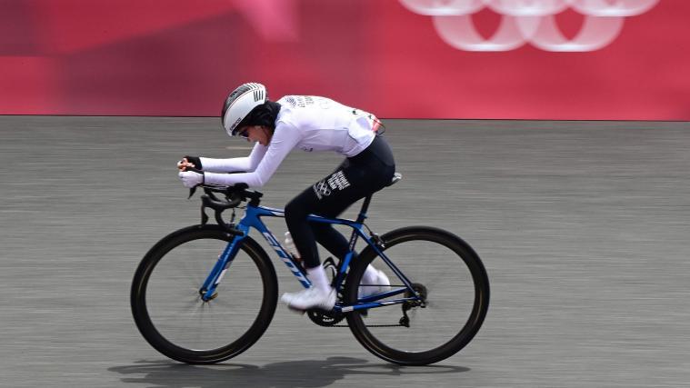 Afghanistan-Flüchtling Ali Zada belegte beim olympischen Einzelzeitfahren den letzten Platz.