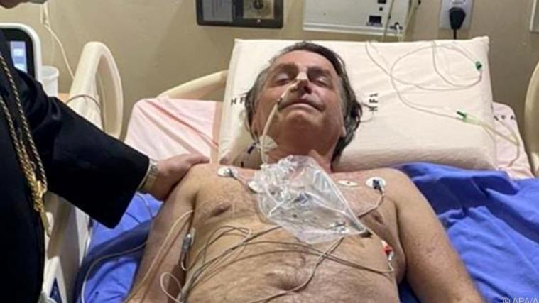 Bolsonaro wird in São Paulo behandelt.