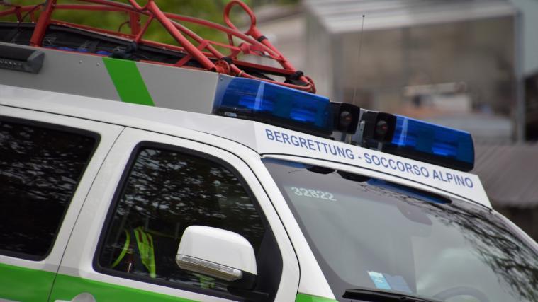 Die Bergrettung Lana eilte der Hamburgerin zu Hilfe.