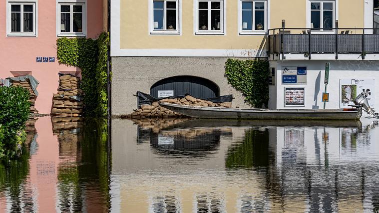 Die Hochwasserlage in Passau entspannt sich langsam.