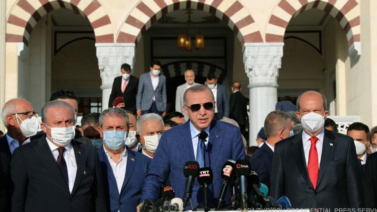 Erdogan reiste für Feierlichkeiten in den türkischen Nordteil der Insel.