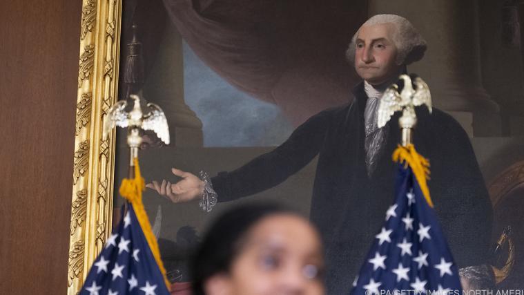 George Washington war 1776 Armeechef und später 1. Präsident der USA.