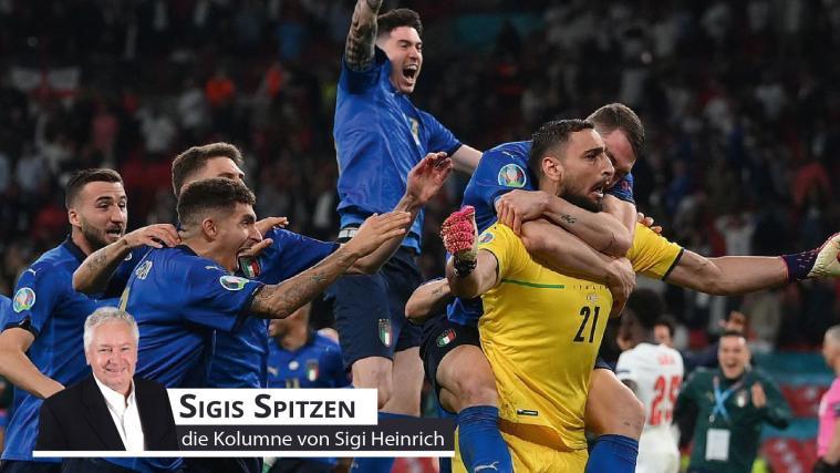 Der Jubel ist groß: Italien ist Europameister.