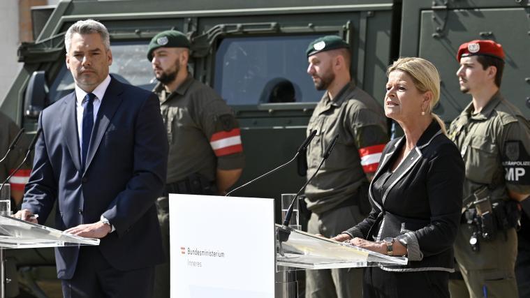 Karl Nehammer und Klaudia Tanner verkündeten die Pläne.
