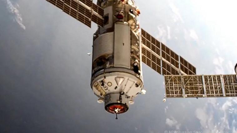 Kosmonauten haben das russische Modul „Nauka“ auf der ISS betreten.