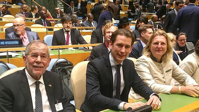 Sebastian Kurz im September 2018 bei der UNO-Vollversammlung in New York.