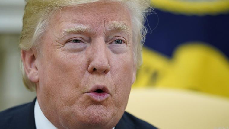 Trump hat wieder vor seinen Anhängern gesprochen.