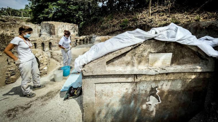 Archäologische Funde gibt es in Pompeji auf Schritt und Tritt, doch eine solche Mumie ist dort bisher nicht entdeckt worden.