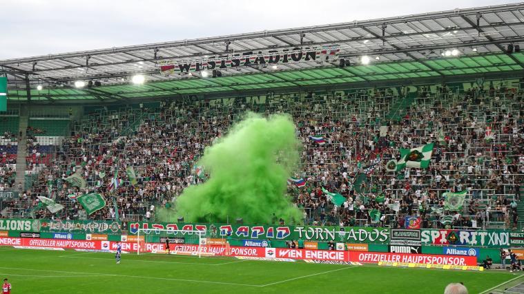 Bei Rapid Wien herrscht Stimmung wie zu Vor-Corona-Zeiten.